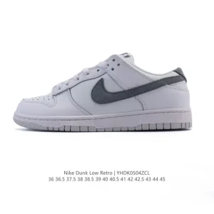 Nike Dunk Low Retro Vintage Leather Basketball Skate Shoes