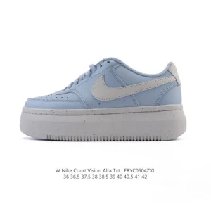 Nike Court Vision Lo 2025 Retro Basketball Sneakers with Thick Sole