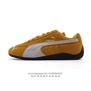 Puma Speedcat OG Low-Top Racing Sneakers with Suede Upper
