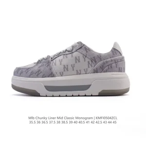 MLB Chunky Liner Mid Retro Street Canvas Sneakers