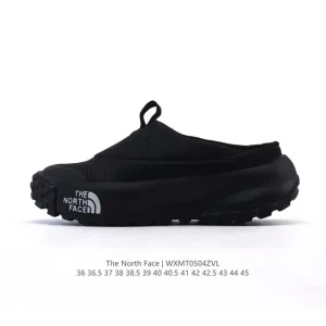 The North Face Unisex Low-Top Slippers with Thick Sole and One-Step Design