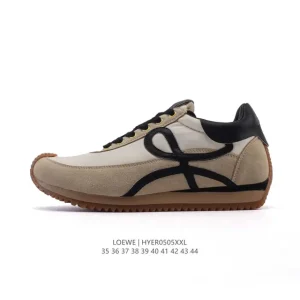 Loewe Ballet Runner Leather Fabric Low Top Sneaker