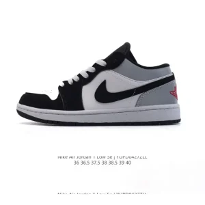 Air Jordan 1 Low Retro Classic Leather Basketball Shoes
