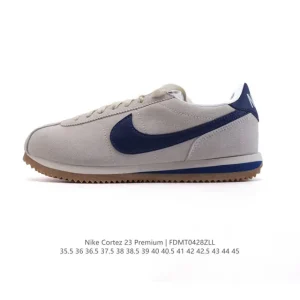 Nike Cortez 23 Premium Leather Retro Running Shoes FB6877-002
