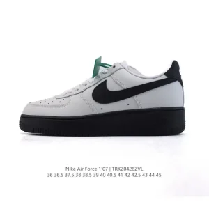 Nike Air Force 1 Low White Leather Casual Sneakers for Men and Women