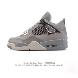 Jordan Air 4 Retro DV0773 Black Cement OG Men's Basketball Shoes