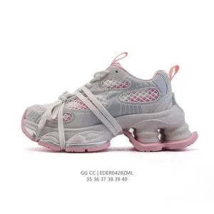 Gg Cc Luxury Chunky Sneakers for Women - Comfortable Platform Shoes