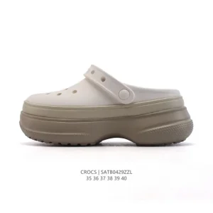 Women's Crocs Classic Clog Sandals with Thick Sole for Comfort and Style