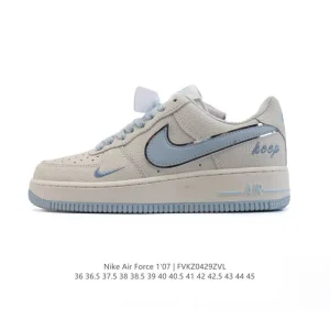 Nike Air Force 1 '07 Low White Leather Sneakers 2025 Year of the Snake Edition