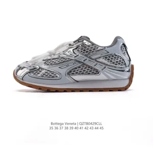 Bottega Veneta Orbit Winter Runner Leather Sneakers