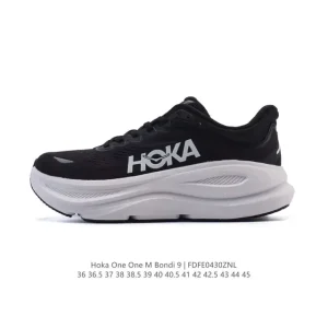 HOKA Bondi 9 Men's and Women's Cushioned Running Shoes for Everyday Comfort