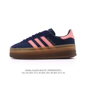 Adidas Gazelle Bold 2025 New Year Retro Thick Sole Sneakers