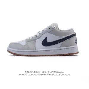 Air Jordan 1 Low Retro Classic Leather Basketball Shoes