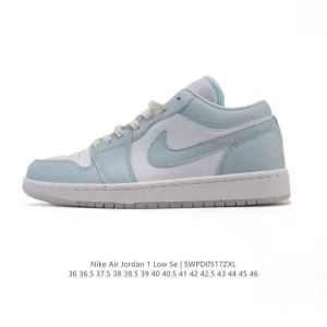 Air Jordan 1 Low Retro Classic Leather Basketball Shoes