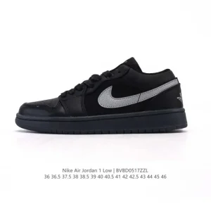 Jordan Air Jordan 1 Low Retro HV5968 Leather Basketball Shoes