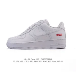 Nike Air Force 1 Low 2025 White Leather Low-Cut Sneakers