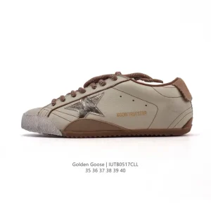 Golden Goose Sstar Dirty Leather Star Vintage Sneakers