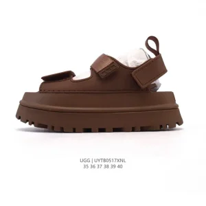 UGG Women's Sandals New Arrival Fashion Slip-On Sandals with Wide Elastic Heel Strap