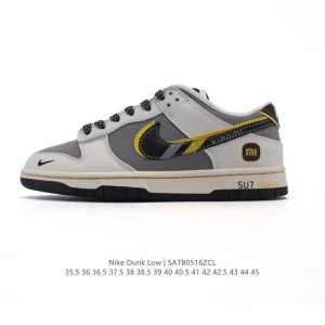 Nike SB Dunk Low Pro Men's Women's Skateboarding Shoes Vintage Leather