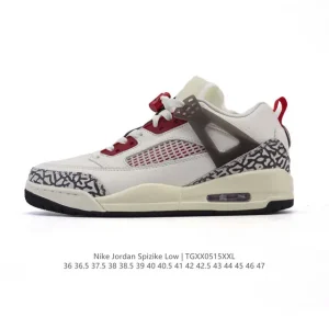Jordan Spizike Low Houston Oilers inspired basketball shoe with elephant print