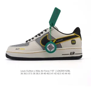 Nike Air Force 1 Lv8 Low Top Leather Basketball Inspired Sneakers