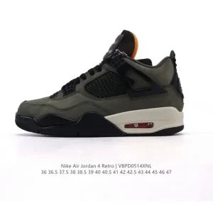 Jordan Air 4 Retro Denim Vintage Style Basketball Shoes for Men and Women