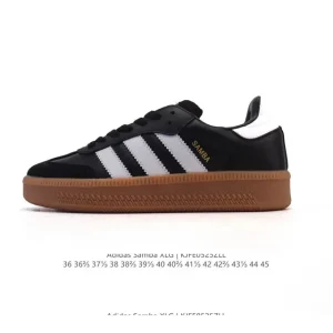 Adidas Samba Xlg Thick Sole Vintage Suede Sneakers for Men and Women