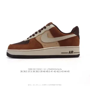 Nike Air Force 1 '07 Low Snake Year Edition White Leather Sneakers