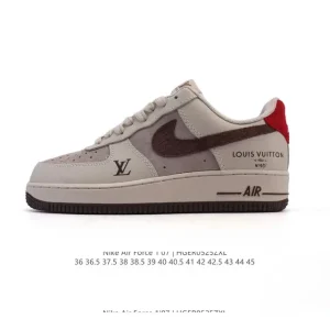 Nike Air Force 1 '07 Low White Leather Sneakers 2025 Limited Edition