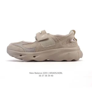 New Balance 3 Mary Jane Sneaker with Airy Mesh Upper and Velcro Strap