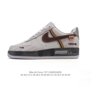 Nike Air Force 1 2025 Snake Year Low Top White Sneakers