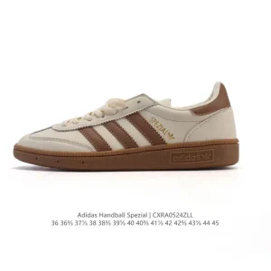 Adidas Handball Spezial Low-Top Leather Sneakers Classic Three Stripes