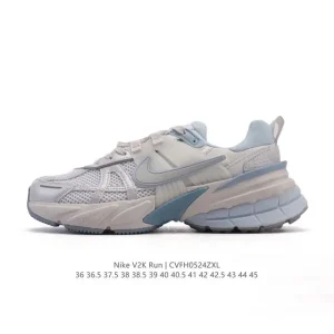 Nike V2K Run Retro Running Shoes White Metallic