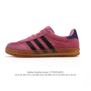 Adidas Originals Gazelle Indoor Retro Classic Sneakers with Gum Sole