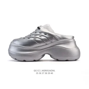 Gg Cc Luxury Leather Slip-On Sneakers with Double Laces