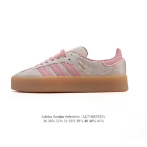 Adidas Samba Valentine Leather Snake Print Sneakers for Women