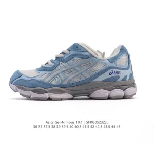 ASICS Gel-Nimbus 10.1 Retro Running Shoes with Thick Sole and 3M Reflective Details