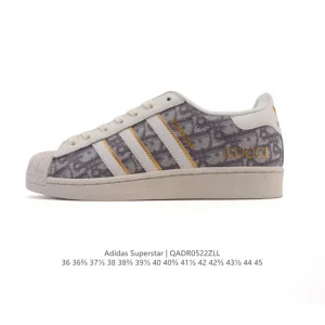 Adidas Superstar 2025 Snake Year Dior Collaboration Classic Shell Toe Shoes
