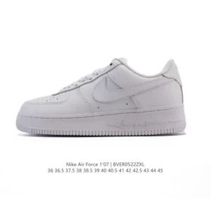 Nike Air Force 1 07 Low White Leather Sneakers 2025 Year of the Snake Edition