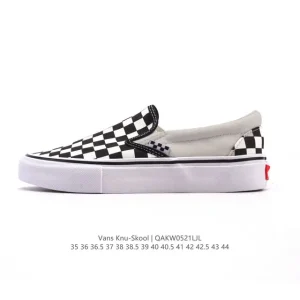 Vans Classic Slip-On Checkerboard Canvas Shoes