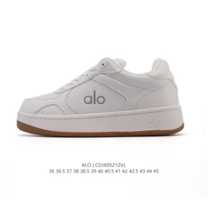 Alo Yoga Recovery Mode Minimalist White Sneakers for Men and Women