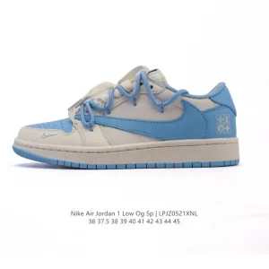 Jordan Air Military Blue Low OG SP Reverse Swoosh Snake Year Edition