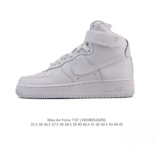 Nike Air Force 1 Lv8 High Top Magic Strap Leather Basketball Shoes