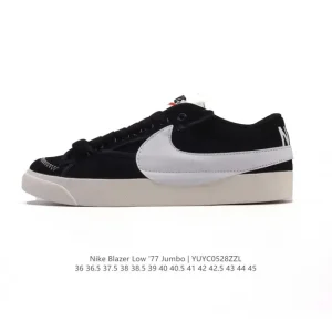 Nike Blazer Low '77 Jumbo Vintage Sneakers with Oversized Swoosh