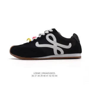Loewe Ballet Runner 2.0 Leather Fabric Low-Top Sneakers
