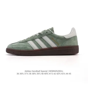 Adidas Handball Spezial Low-Top Leather Sneakers Classic Three Stripes