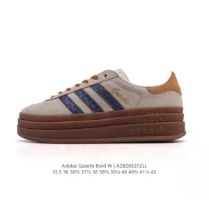 Adidas Gazelle Bold 2025 New Year Retro Thick Sole Sneakers