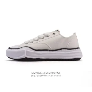 Mmy Maison Mihara Yasuhiro Blakey Canvas Low Top Sneakers