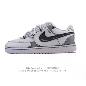 Nike Court Vision Low Retro Campus Basketball Sneakers for Men and Women