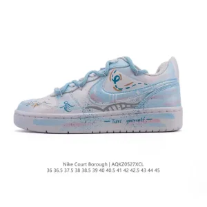 Nike Court Borough Low 2 Men's and Women's Low-Top Sneakers with Dual Laces